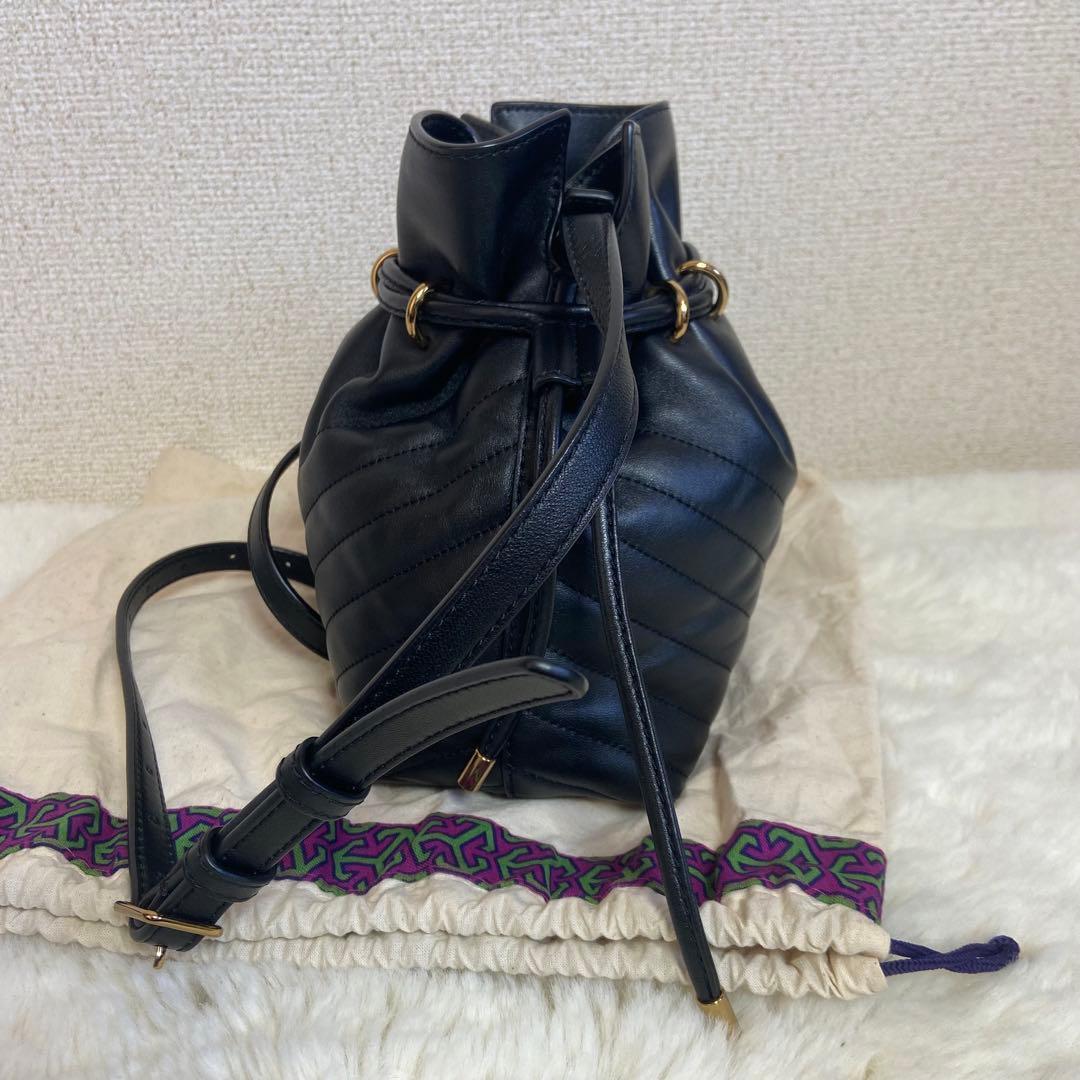✨️美品✨️ Tory Burch 2way ゴールド金具 キルティング 巾着