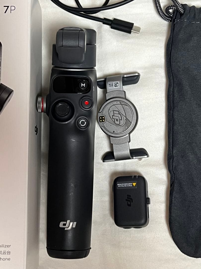 美品　DJI OSMO Mobile 7P スマホジンバル スタビライザー