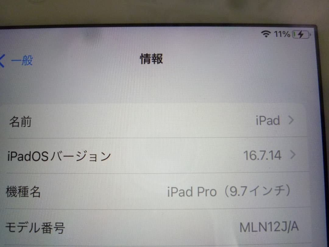 IPad Pro 9.7　256GB MLMV2J/A Wi-Fiモデル