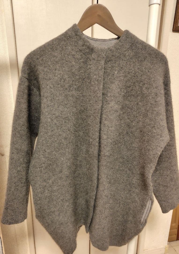 ELENDEEKエレンディーク ラクーンカーディガン 01サイズ グレー