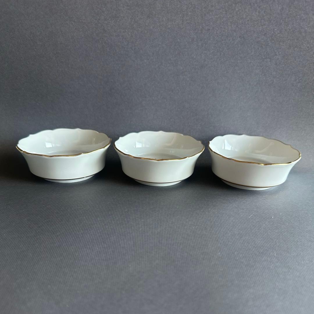 マイセンMeissen◇歴代剣マーク　金彩小皿　５枚セット◇アクアティンタ