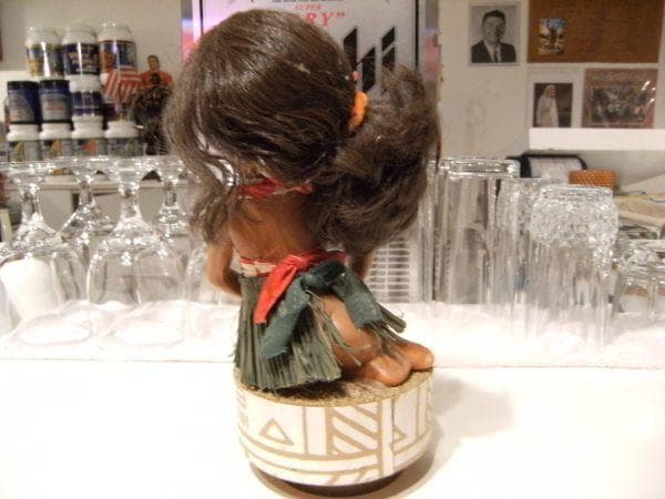 USA製品★80年代★ ハワイ オルゴール 人形 フィギュア フラダンス