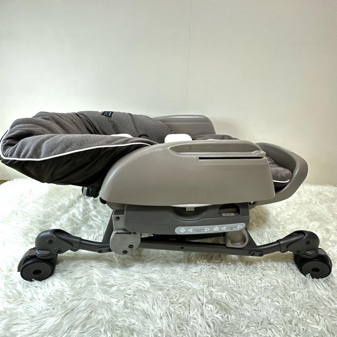 コンビ ネムリラAT BEDi 電動ハイローチェア ベビーラック ブラウン