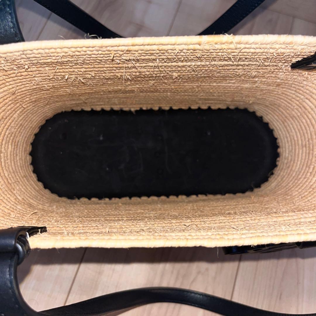 LOEWE かごバッグ ベージュ/黒