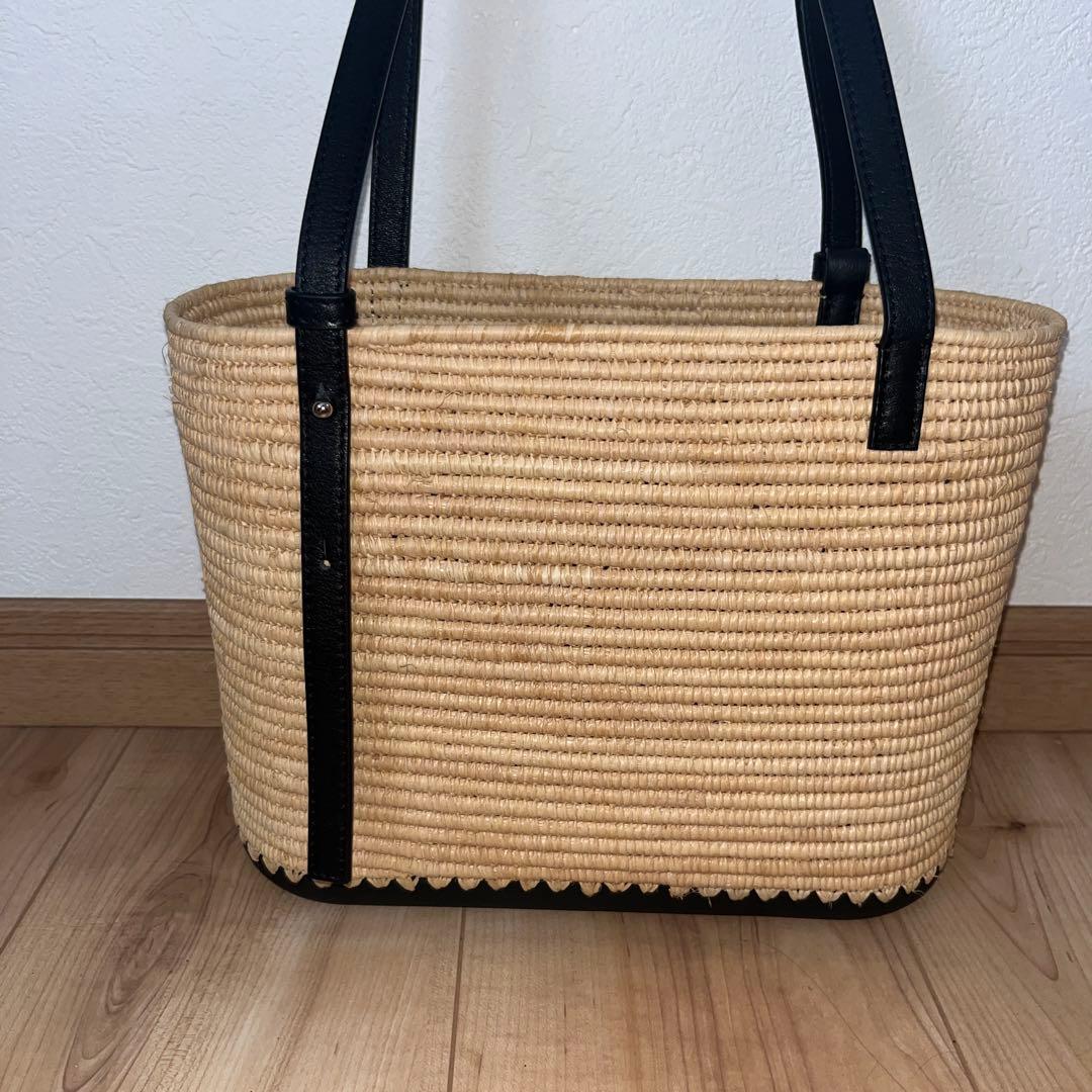 LOEWE かごバッグ ベージュ/黒