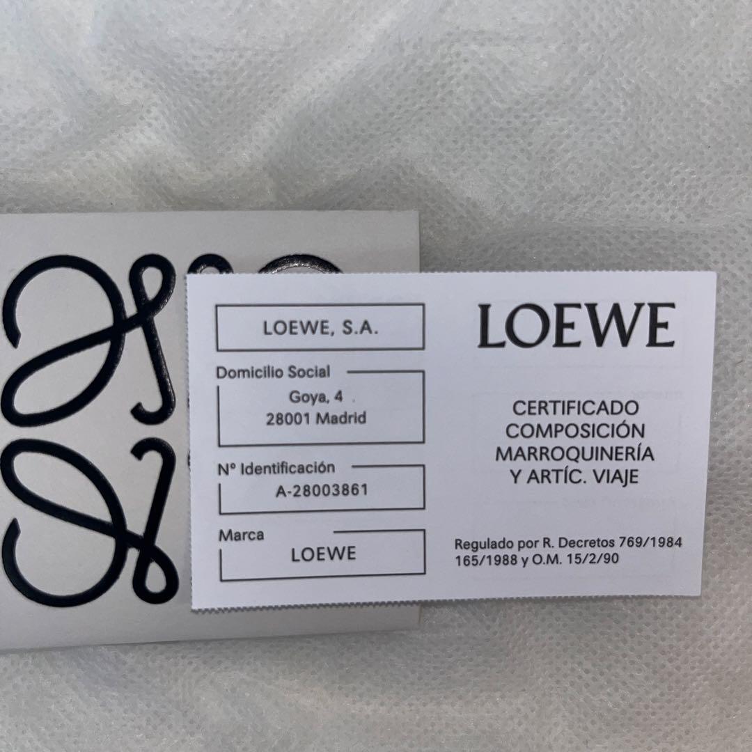 LOEWE かごバッグ ベージュ/黒