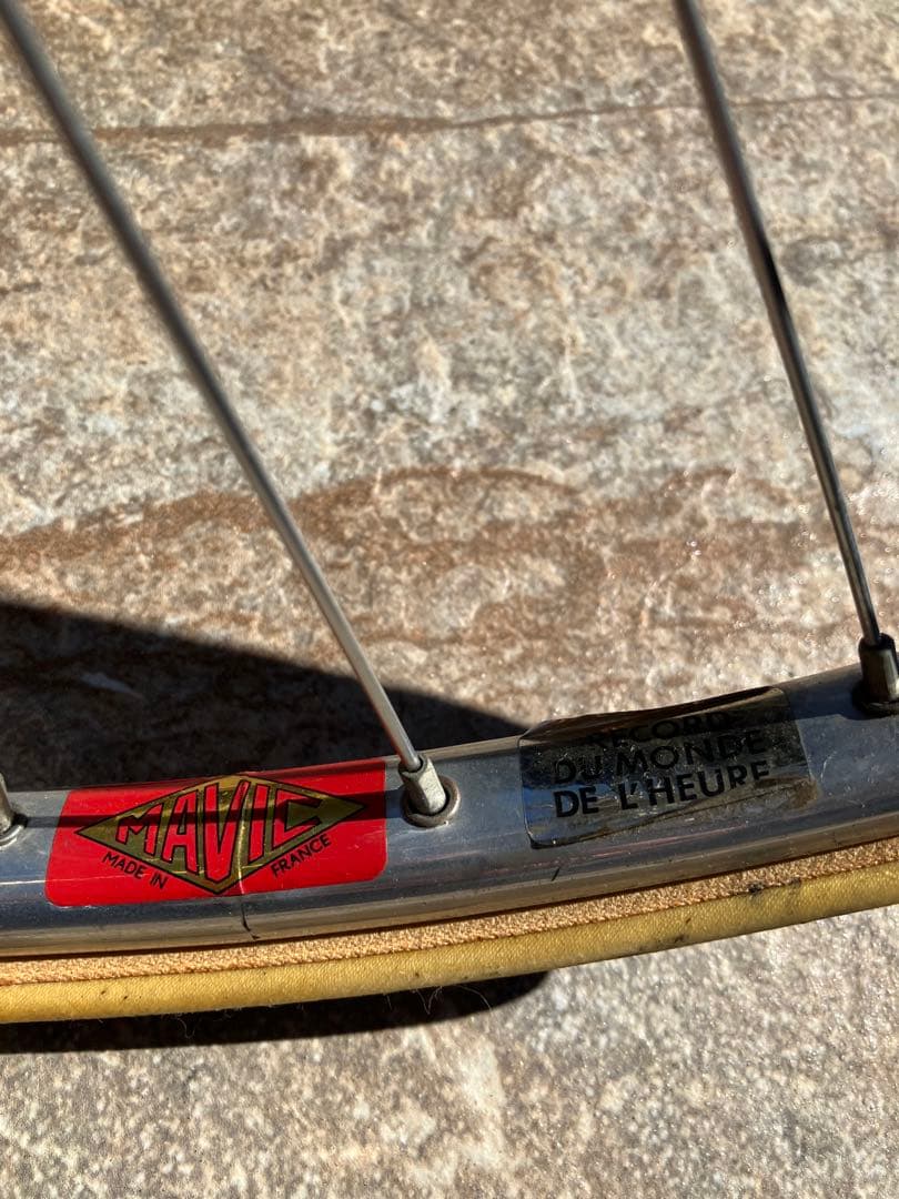 CAMPAGNOLO RECORD ラージフランジ 36H × MAVIC リム