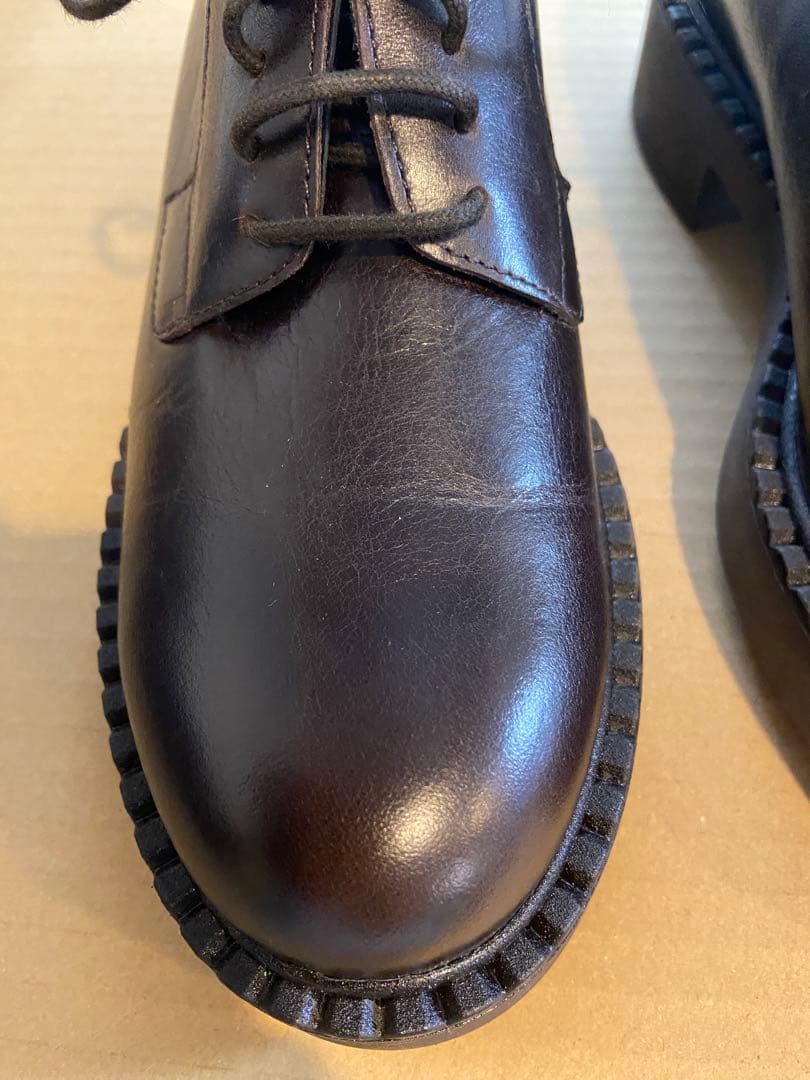 【新品未使用品】ボントレ　レースアップシューズ　37