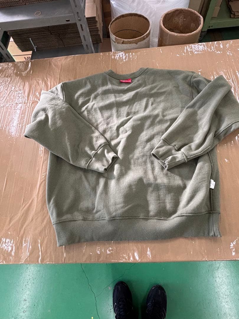 SUPREME クルーネック リバーシブル　サイズL