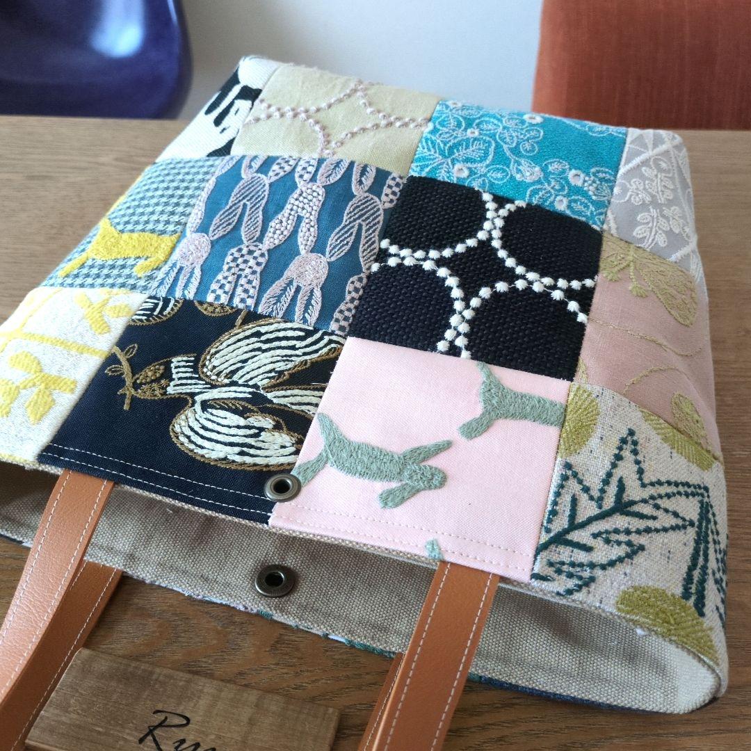 パッチワークハンドバッグ＊ミナペルホネン