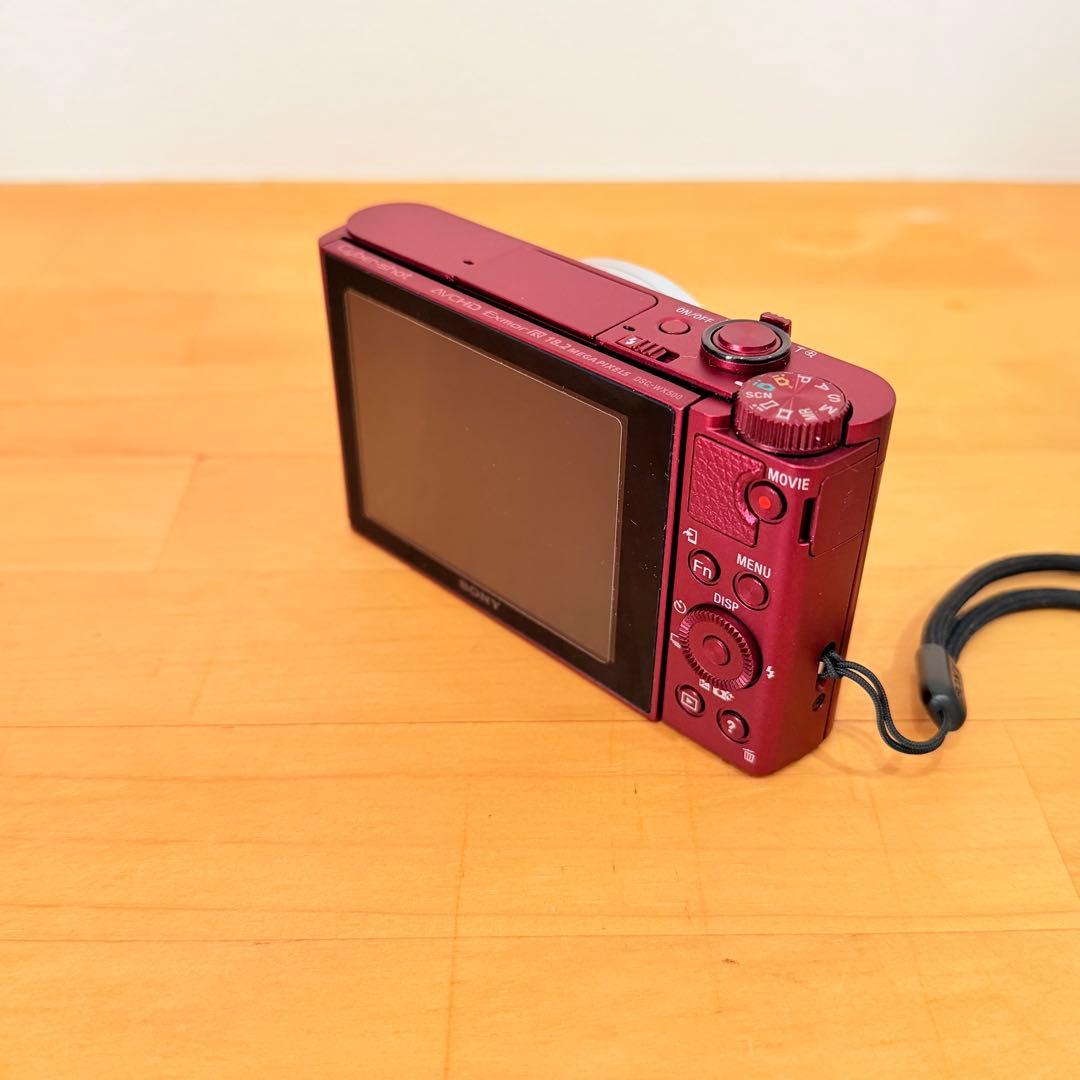 SONY DSC-WX500 サイバーショット　ソニー　レッド　デジカメ