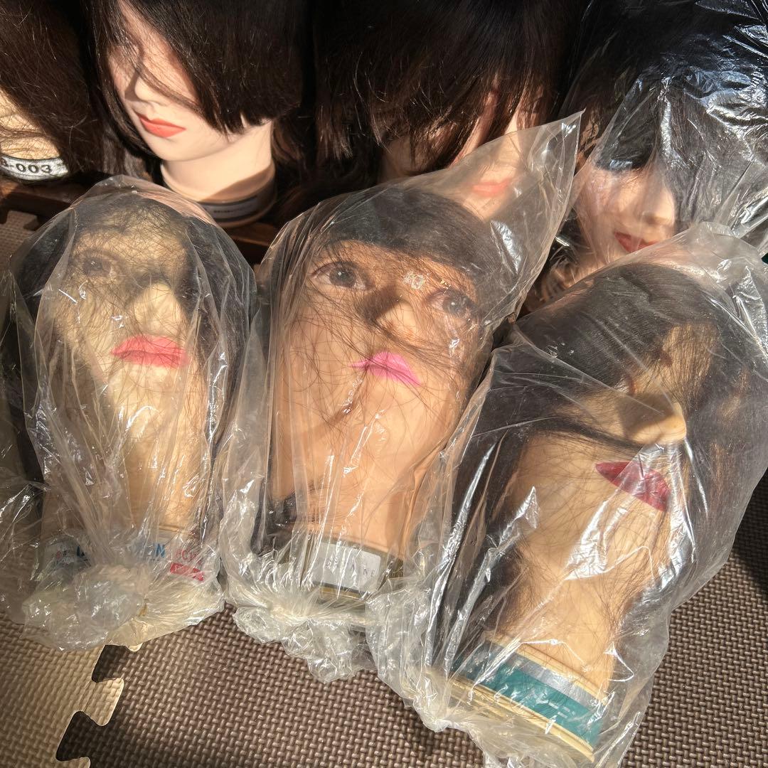 美容師実技試験用ウィッグ　三矢24-12-13他　12月16日以降価格上がります