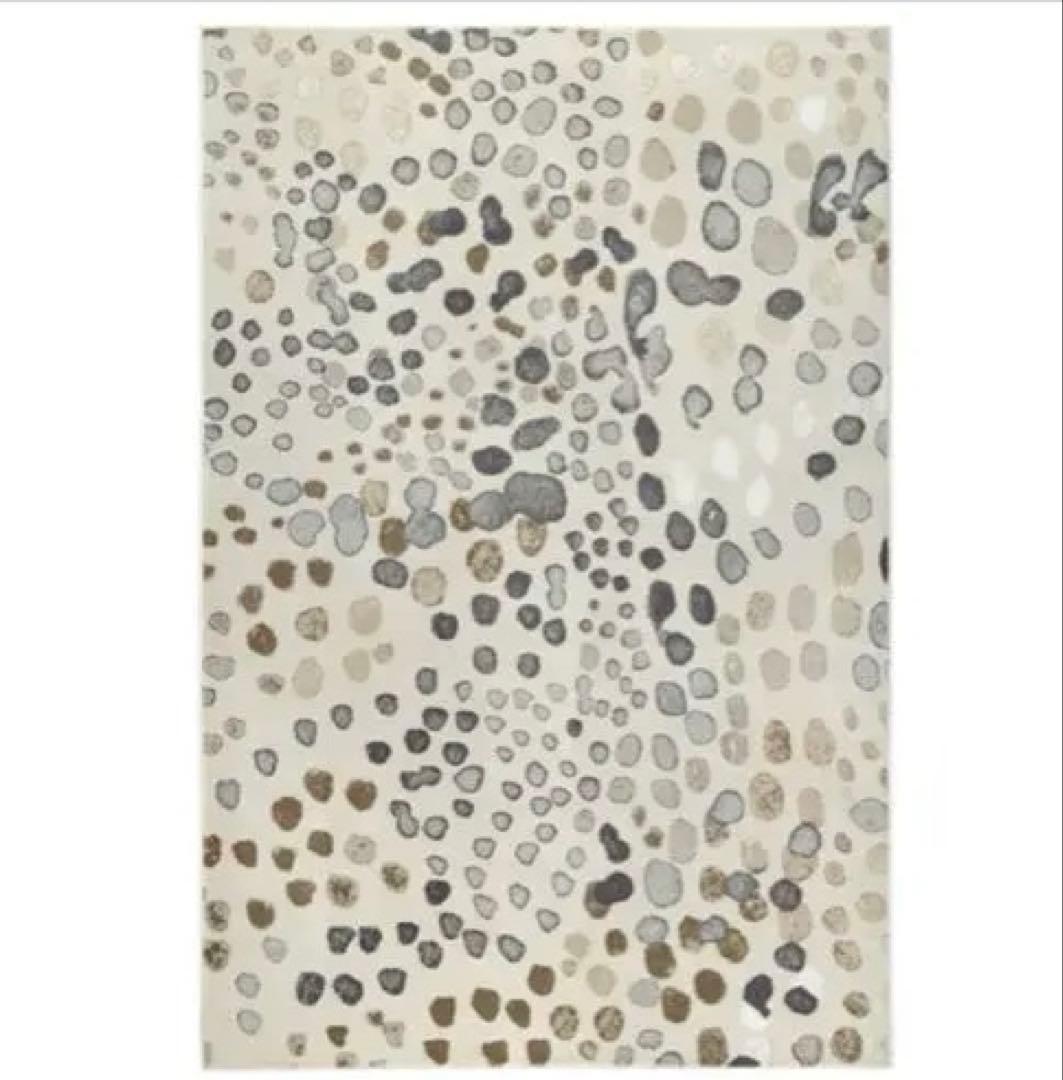 IKEA/イケアDUBBELFIL ドゥベルフィル ラグ パイル　ドット