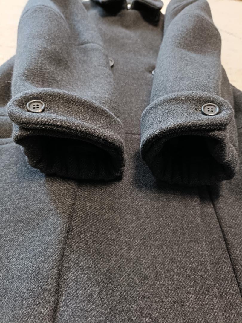 miu miu ダークグレー Pコート ピーコート