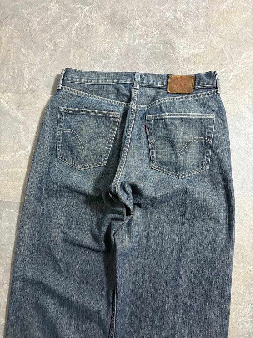 00s LEVI’S 504 wide denim pants W34