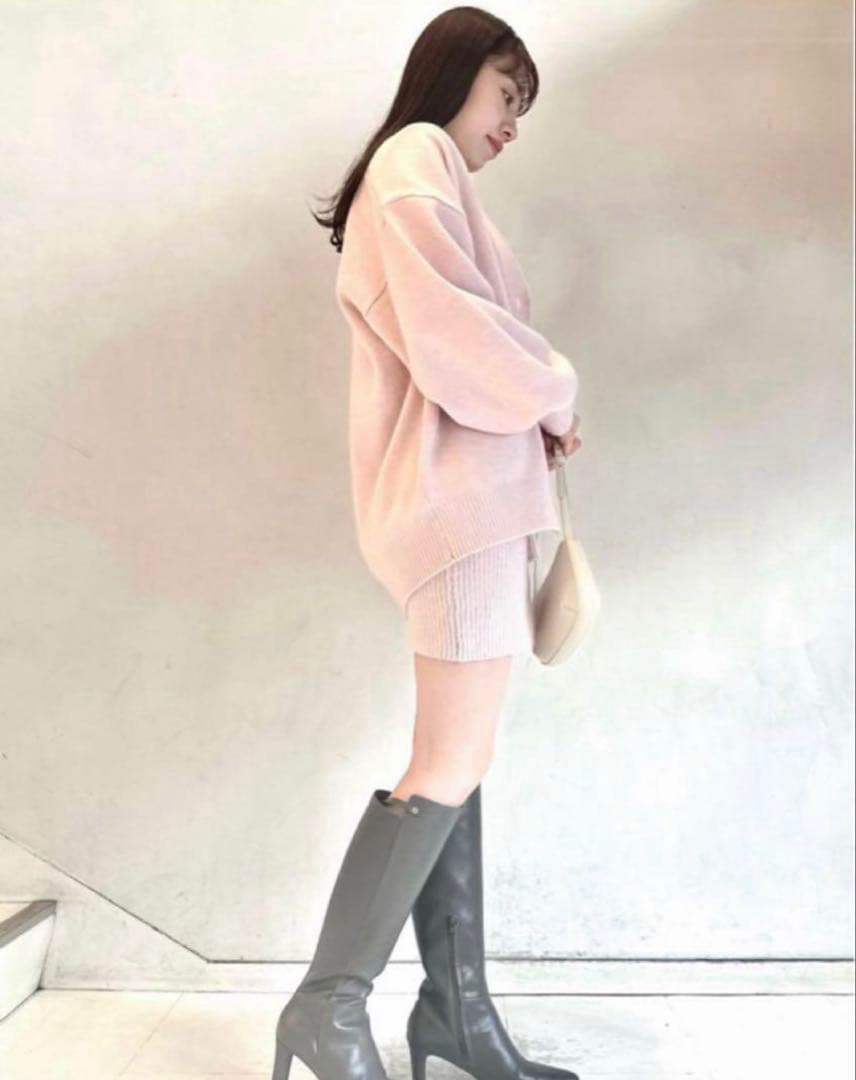 スナイデル ビッグカーデ　ミニニット　ワンピース　セット　アンサンブル