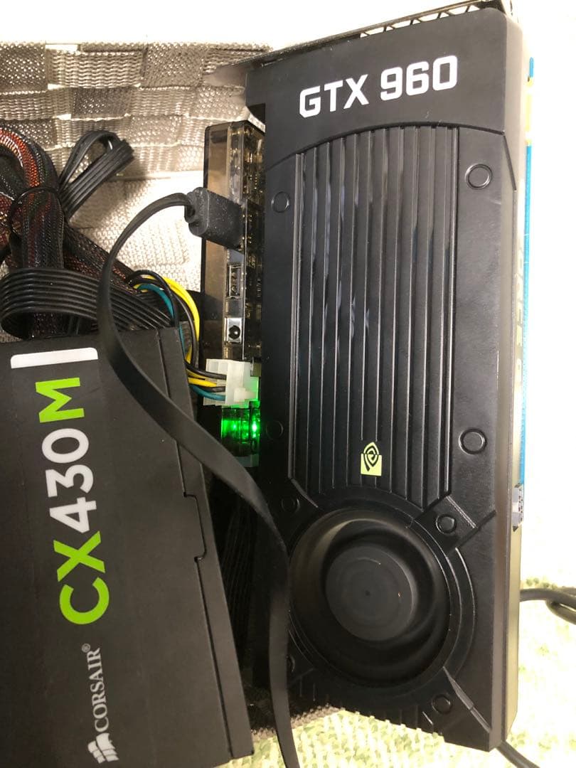 PC用ゲームコントローラー・コンバーター NVIDIA GTX 960 + EXP GDC + Corsair CX430