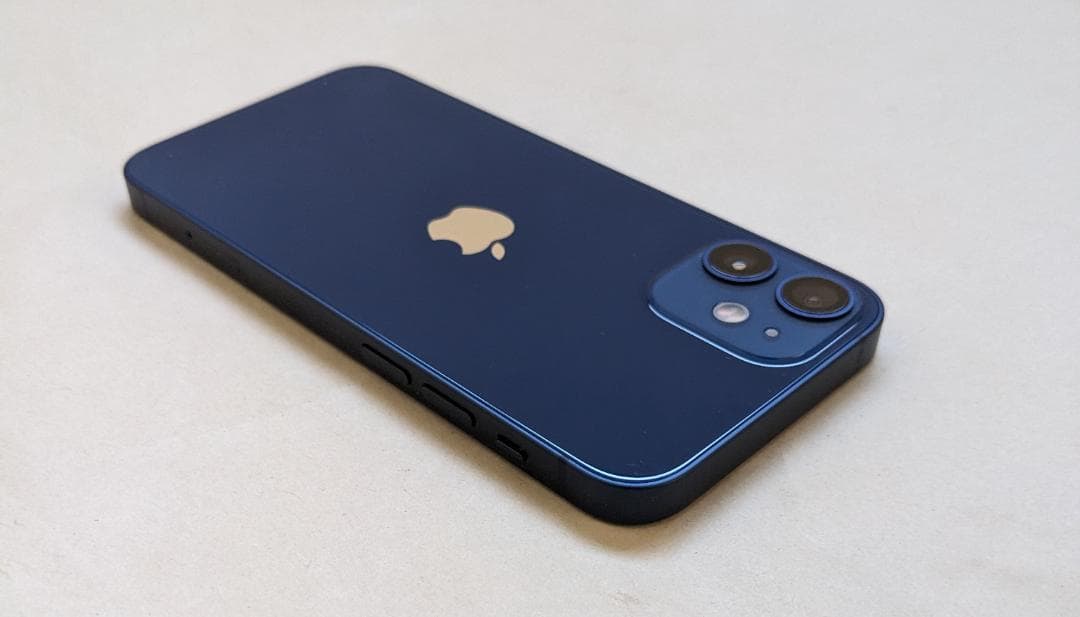 美品 iPhone 12 mini 64GB SIMフリー 顔認証対応　ブルー