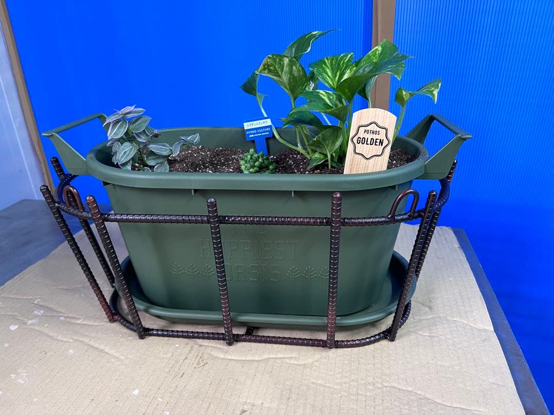 プランター用金属バスケット