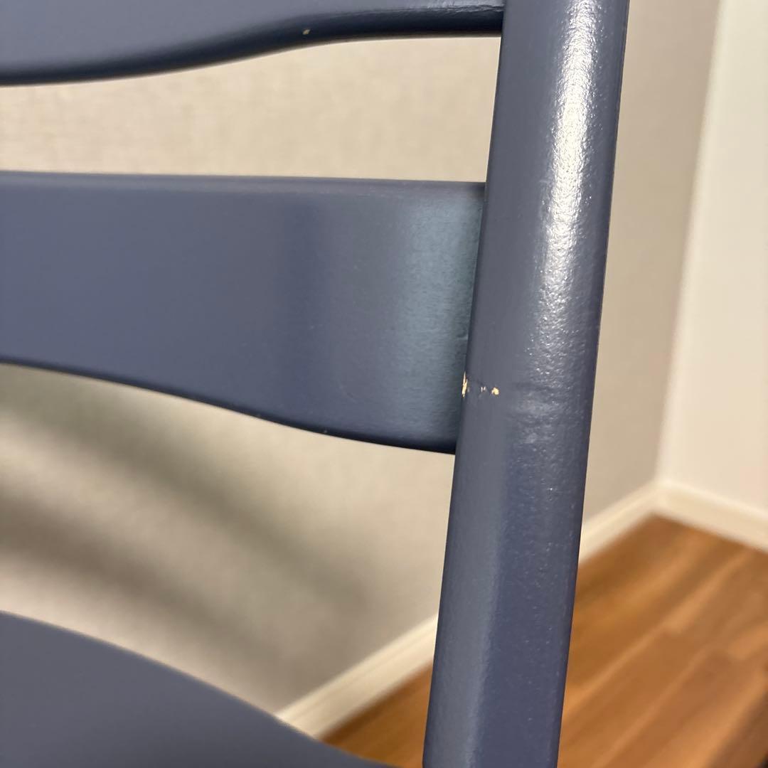 ダークブルー ストッケトリップトラップチェア 調整可能