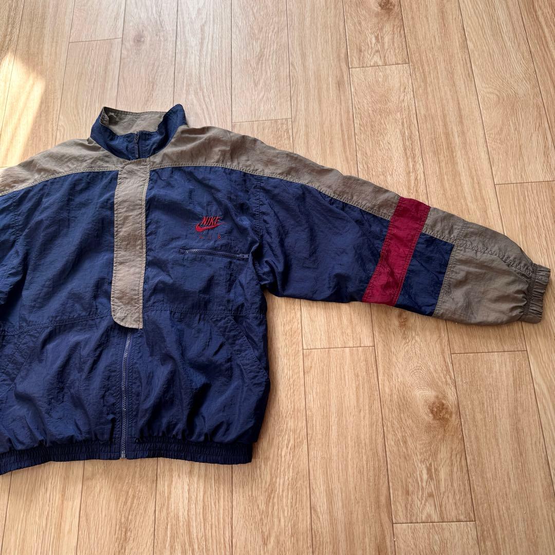 K*E様 NIKE AIR 90s 刺繍ロゴ ナイロンジャケット L