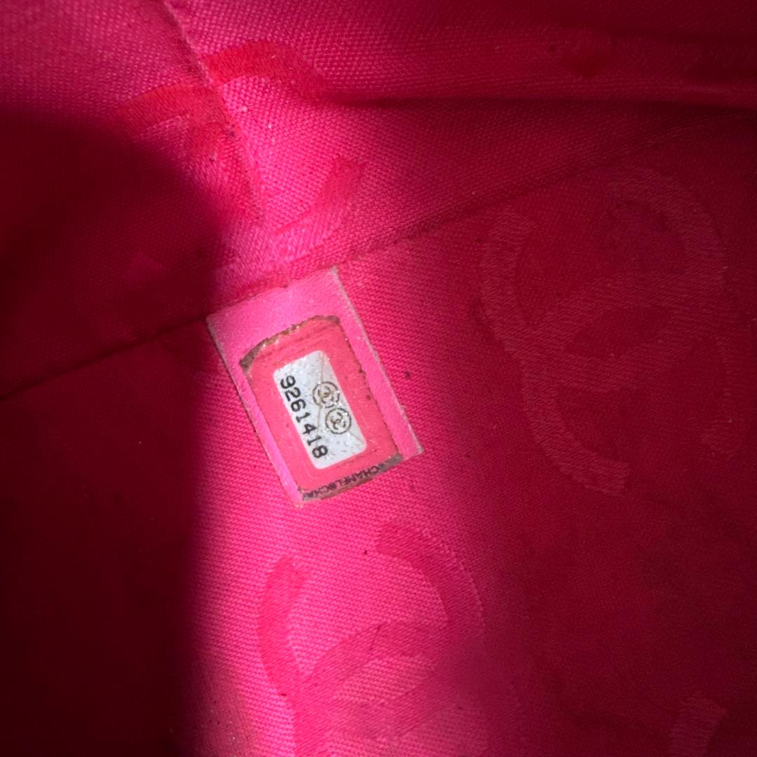 シャネルカンボンライントートバッグホワイトブラック