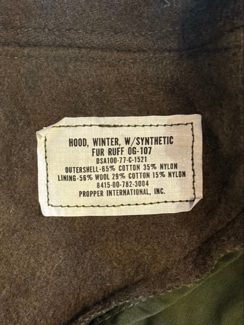 NOSデッドストック 80s 米軍実物 M-65 モッズコート Mサイズ
