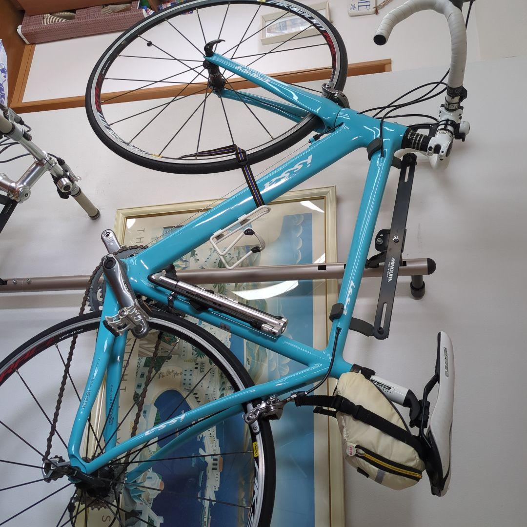 トライアスロンバイク 水色 アルミフレーム