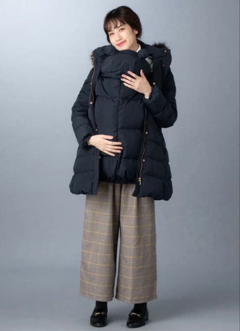 今日だけ限定値下【美品】a.i.n マタニティ ダウンコート ママコートLサイズ