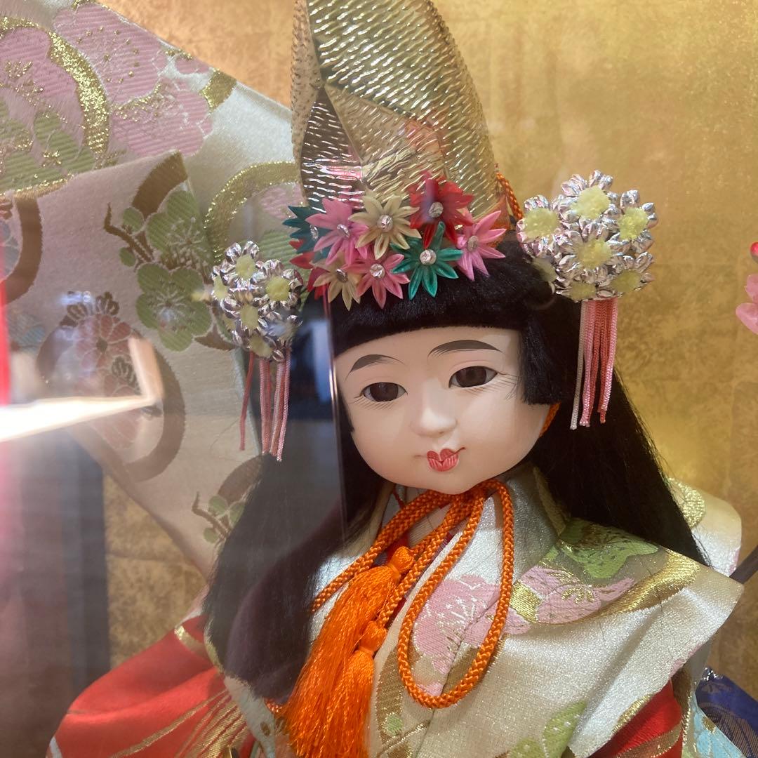 ひな人形　武政作　ガラスケース付き　日本人形　※価格交渉受付ています。