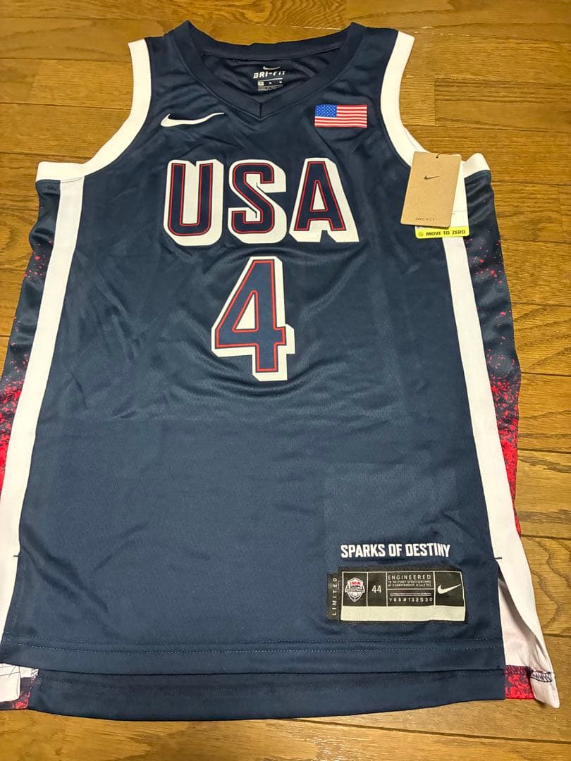 stephen curry オリンピック　USA ユニフォーム　新品未使用　M