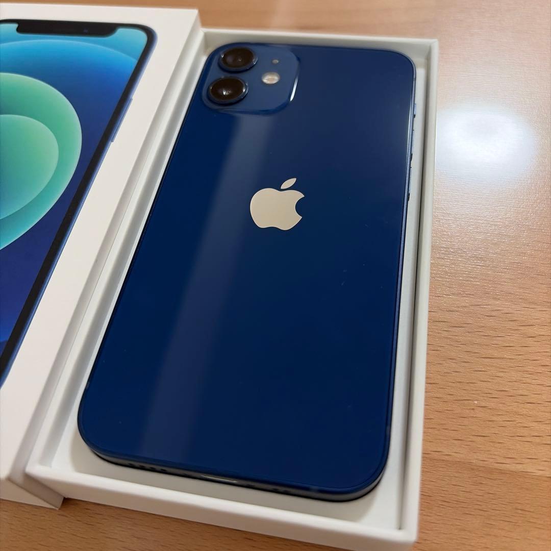 Apple iPhone12mini 本体 青 128GB 箱simフリー