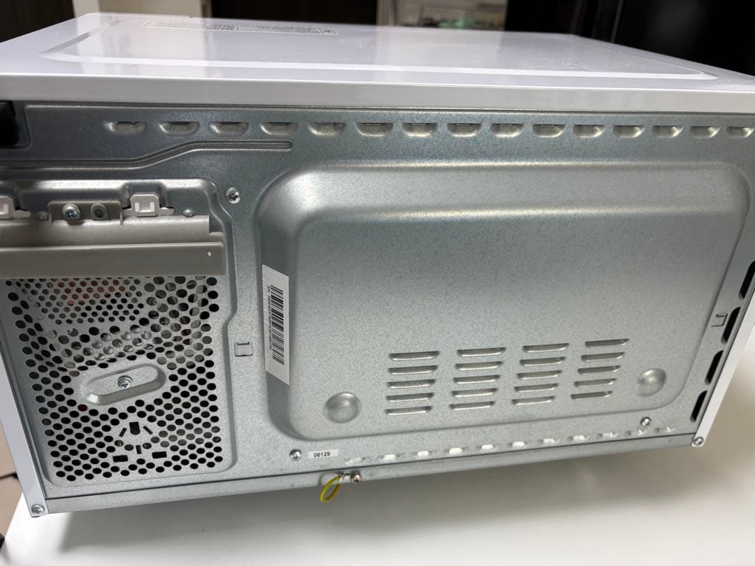 ホワイト オーブンレンジ 2段式トレイ