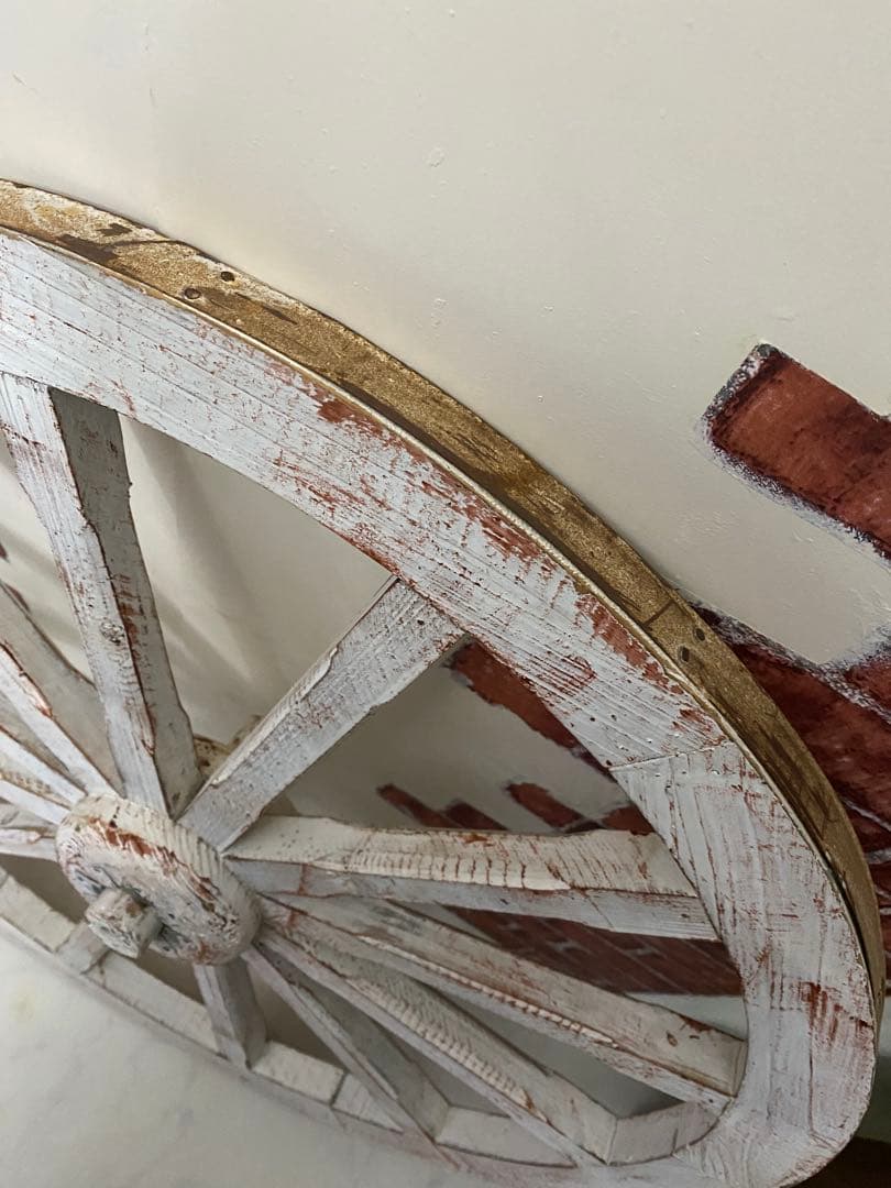 木製車輪　アンティーク　ガーデンホイール　車輪　70cm