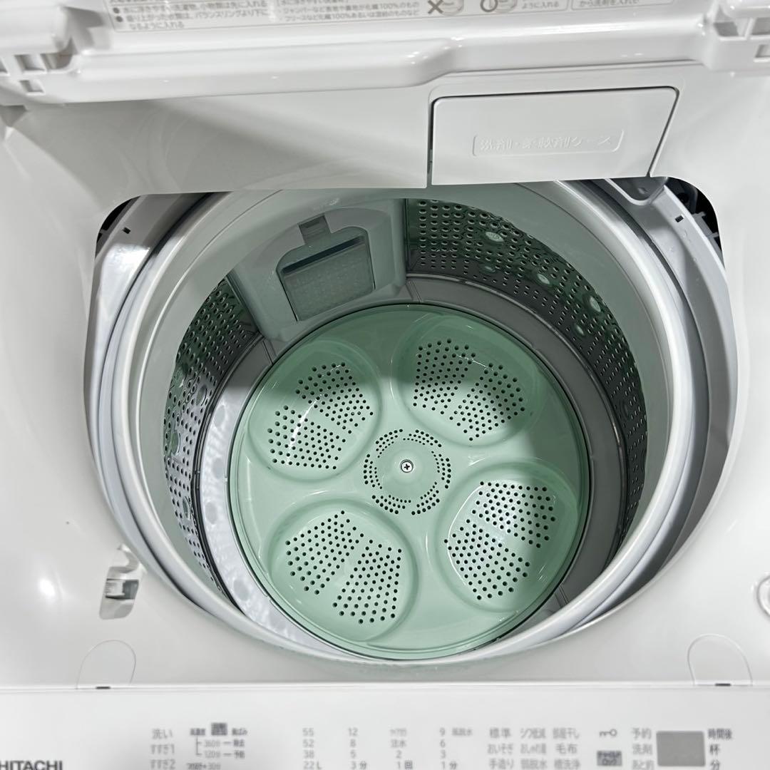 日立 全自動洗濯機 8kg ビートウォッシュ 2025年製 超高年式 d4924