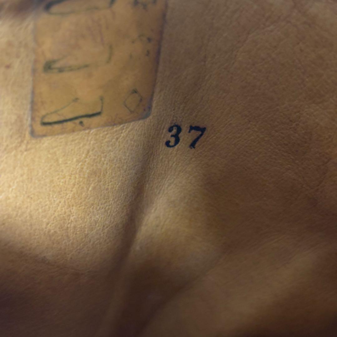 【外観美品】trippen トリッペン　レースアップブーツ　バックジップ　37