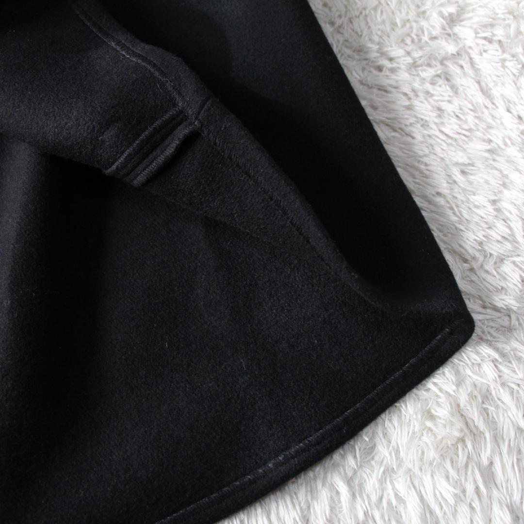 美品　ヨーコチャン フィッシュテール　ノースリーブワンピース　ウエストタック　黒