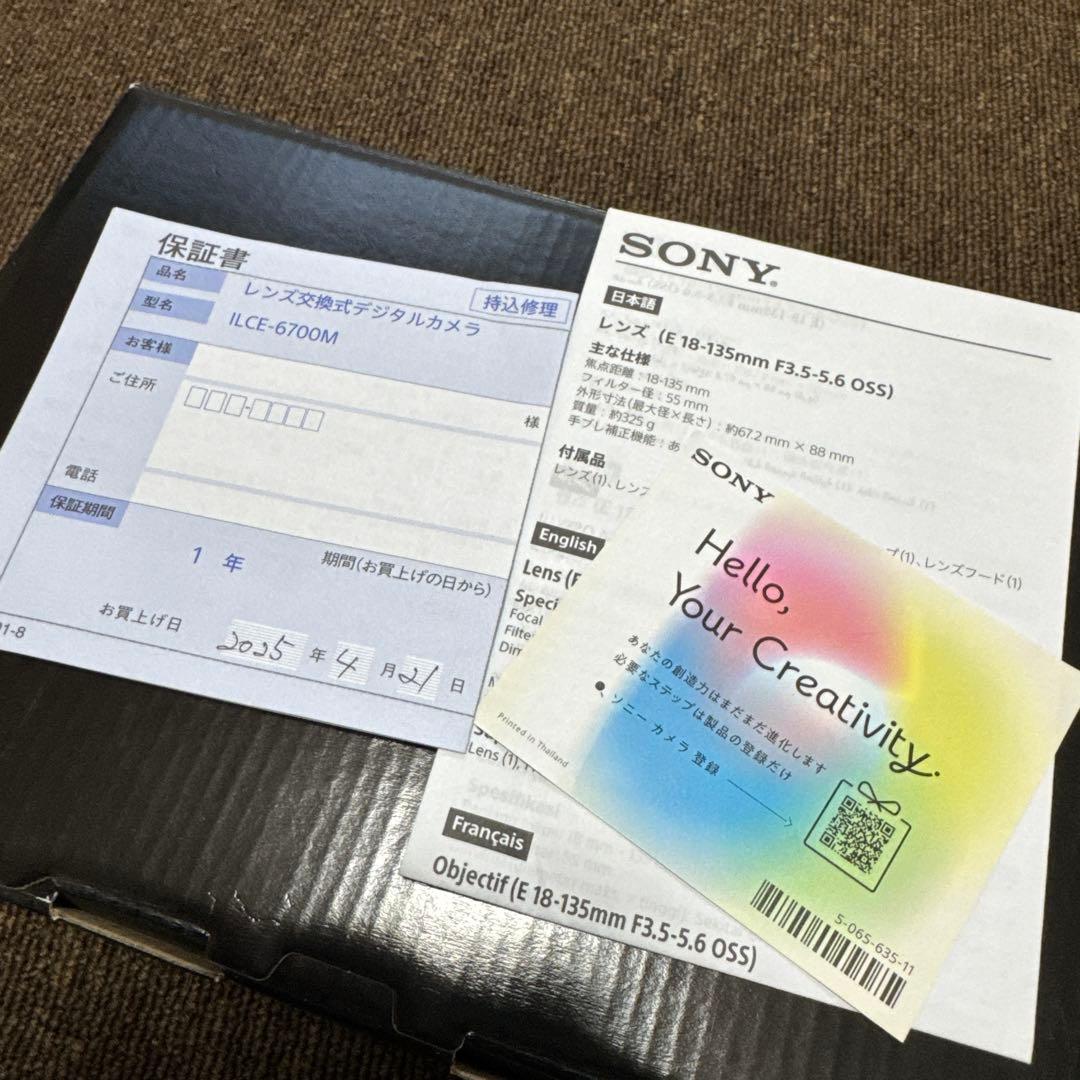 デジタルカメラ SONY a6700 ILCE-6700M SIGMA 18-50mm F2.8
