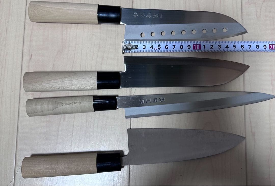 包丁セット ステンレス製 4点セット