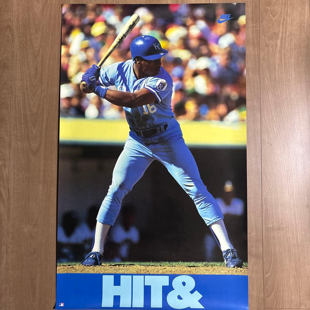 KCロイヤルズ/LAレイダース ボージャクソンHIT&RUN 両面ポスター