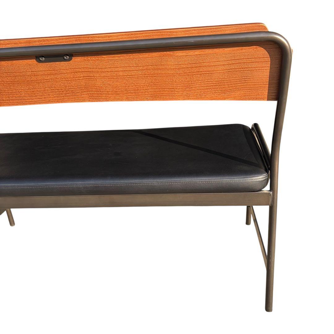 【極美品】unico ウニコ HOXTONベンチ イス レザー