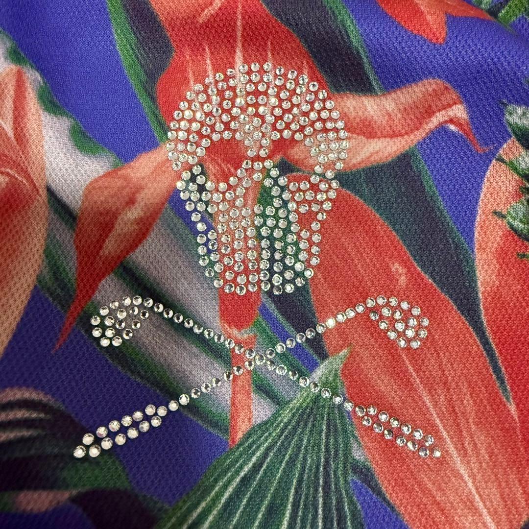 希少 マークアンドロナ アロハ ポロシャツ ハワイアン フラガール 日本製