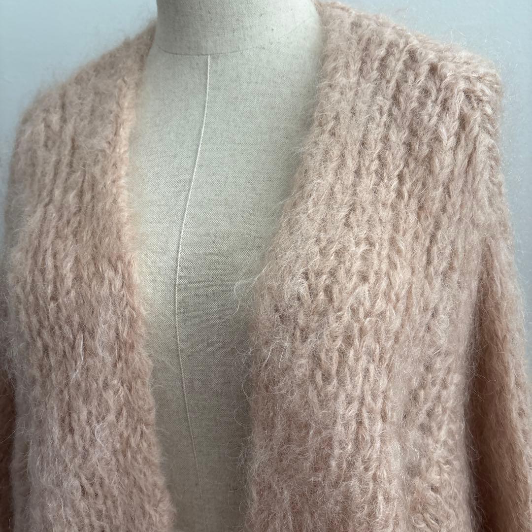 LES TRICOTS D’O×Chaos バックロゴニットカーディガン