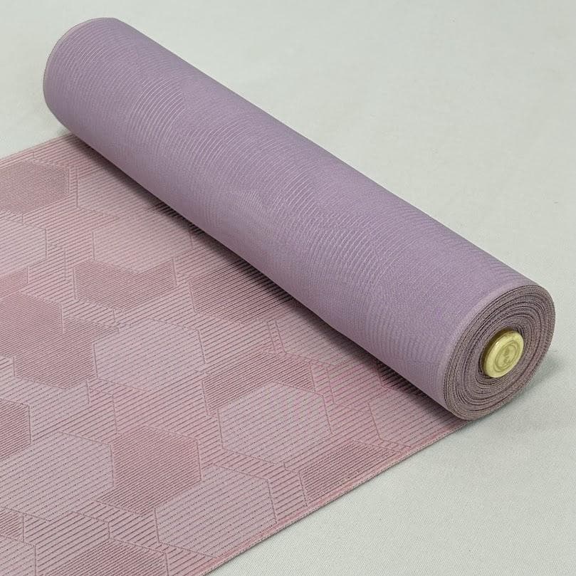 ゆりのはな　着尺反物　寿光織　小紋　着尺　反物　紋ちりめん　亀甲　正絹　B205