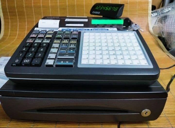 カシオレジスター　TK-2500　店名無料　コンパクト上位機種　741888