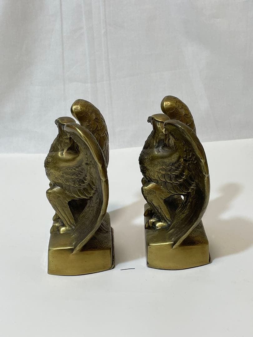 アンティーク ビンテージ イーグル ブックエンド アメリカ 雑貨 インテリア 2