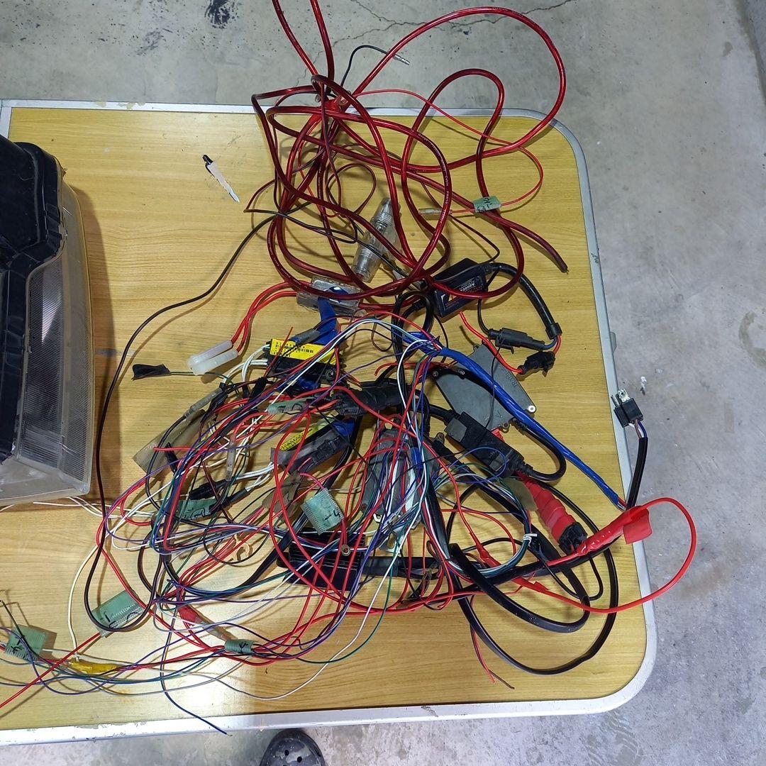 da64w エブリイワゴン ヘッドライト インナーブラック イカリング ジャンク