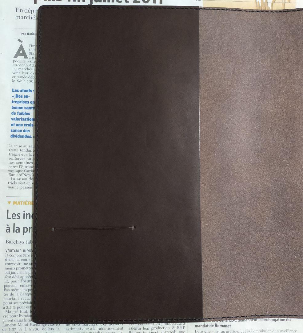 【まや】栃木レザー　正寸B5サイズ　ノートカバー