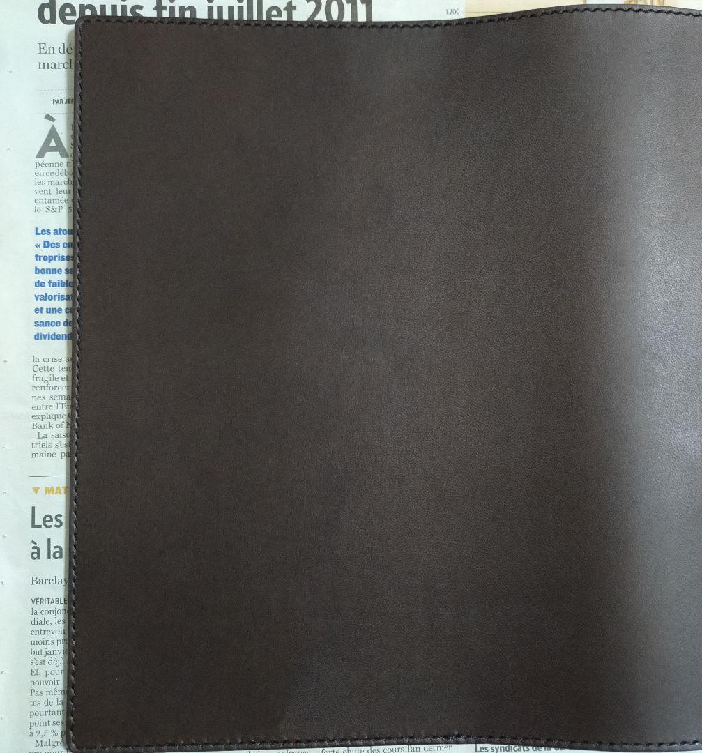 【まや】栃木レザー　正寸B5サイズ　ノートカバー