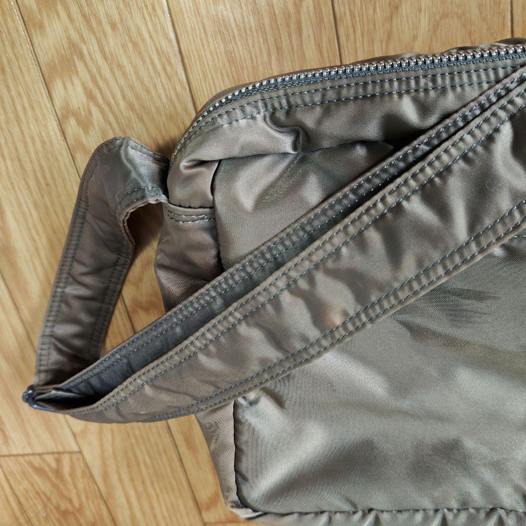 希少 廃盤 PORTER タンカー ショルダーバッグ 2層 グレー 玉虫色 茶